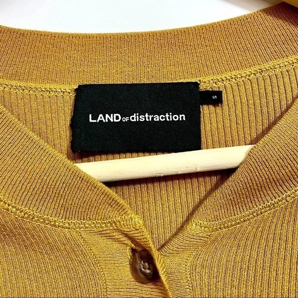 Land of Distraction Hadley Rib Knit Long Sleeve Henley Top - Picture 3 of 5